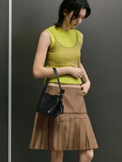 Duo Quilted Chain Bucket Bag