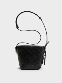 Duo Quilted Chain Bucket Bag