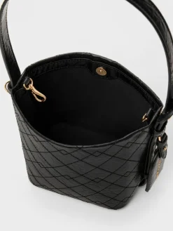 Duo Quilted Chain Bucket Bag