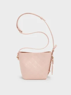 Duo Quilted Chain Bucket Bag