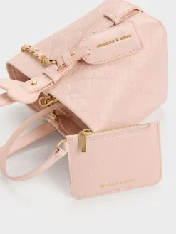 Duo Quilted Chain Bucket Bag