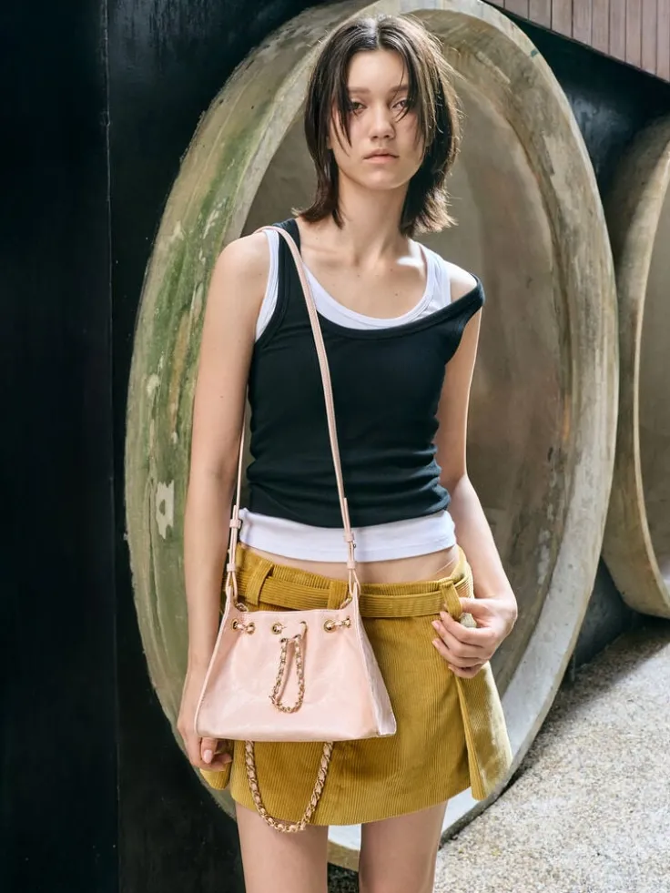 Duo Quilted Drawstring Bucket Bag