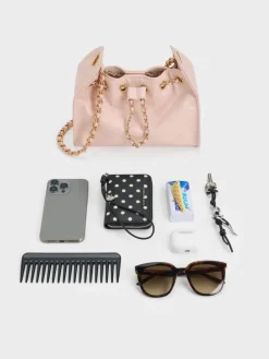 Duo Quilted Drawstring Bucket Bag