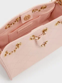 Duo Quilted Drawstring Bucket Bag