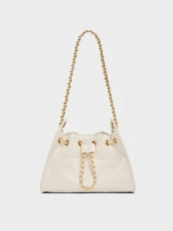 Duo Quilted Drawstring Bucket Bag