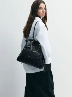 Duo Quilted Drawstring Two-Way Backpack