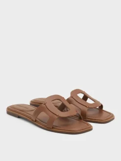 Easley Cut-Out Slide Sandals