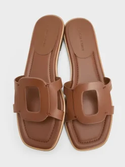 Easley Cut-Out Slide Sandals
