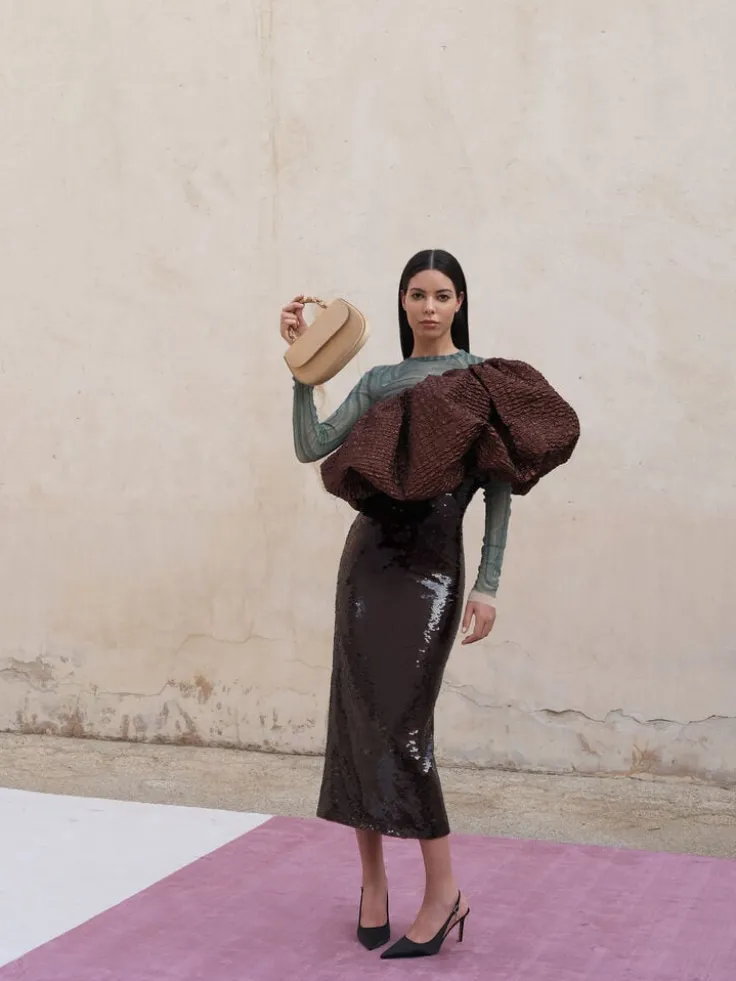Eilian Braided Top Handle Bag