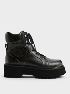 Eliot Platform Combat Boots