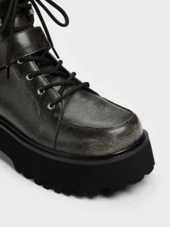 Eliot Platform Combat Boots