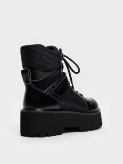 Eliot Platform Combat Boots