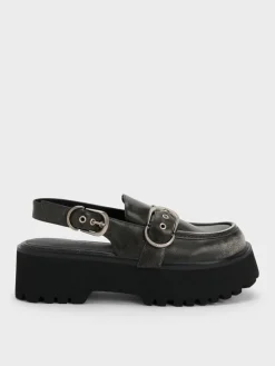 Eliot Platform Slingback Loafers