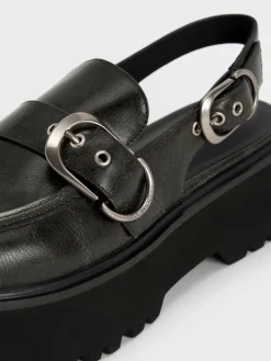 Eliot Platform Slingback Loafers