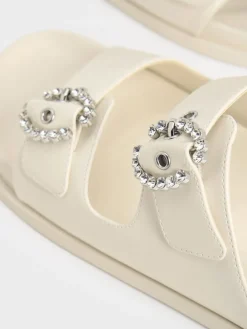 Embellished Buckle Sandals