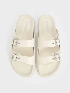 Embellished Buckle Sandals