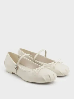 Emiko Bow Mary Jane Flats