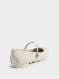 Emiko Bow Mary Jane Flats