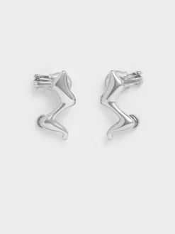 Emilia Wavy Stud Earrings