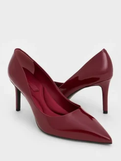 Emmy Patent Pointed Stiletto Pumps