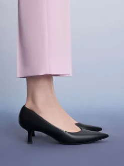Emmy Pointed Kitten Heel Pumps