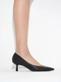 Emmy Pointed Kitten Heel Pumps