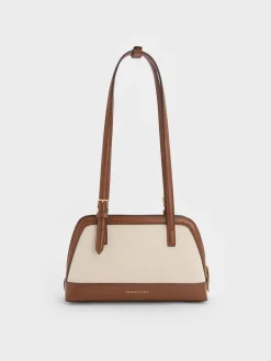 Enola Canvas Long-Handle Shoulder Bag