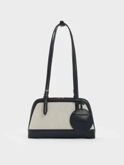 Enola Canvas Long-Handle Shoulder Bag