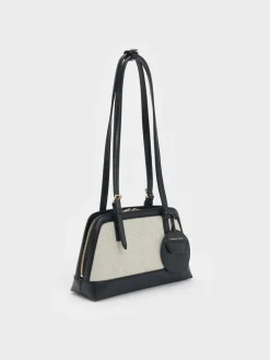 Enola Canvas Long-Handle Shoulder Bag