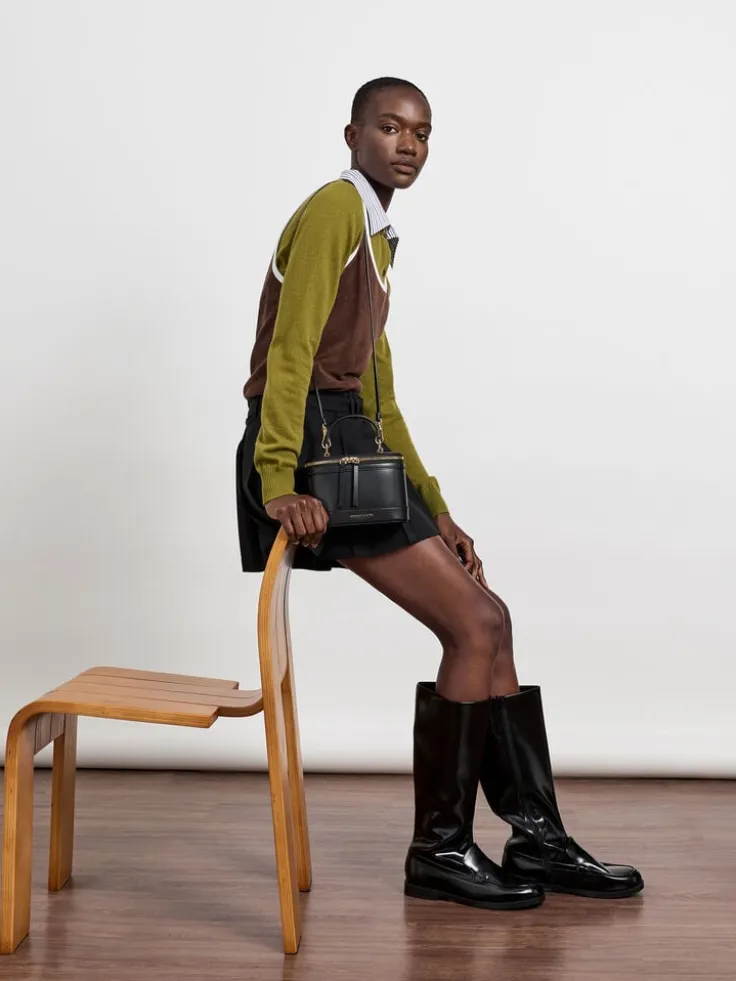Enola Top Handle Vanity Bag