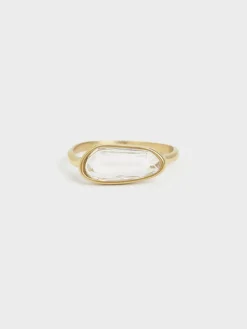 Evangeline Clear Crystal Ring