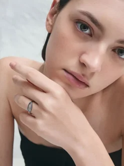 Evangeline Turquoise Crystal Ring