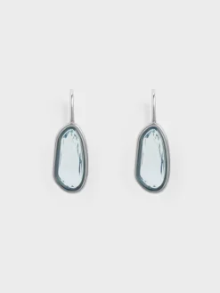 Evangeline Turquoise Crystal Drop Earrings