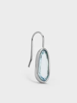 Evangeline Turquoise Crystal Drop Earrings