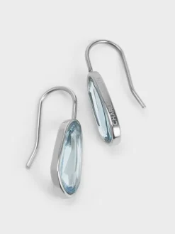 Evangeline Turquoise Crystal Drop Earrings