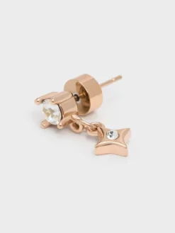 Everest Crystal Star Drop Earrings
