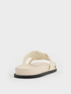 Fannie Interwoven Slide Sandals