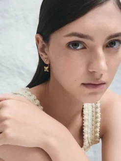 Felicity Flower-Crystal Drop Earrings