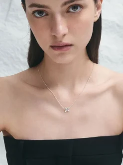 Felicity Flower-Motif Crystal Necklace