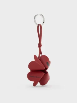 Four-Leaf Clover Heart Charm