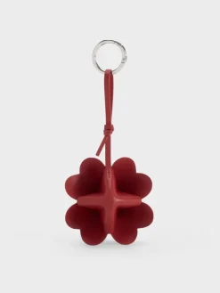Four-Leaf Clover Heart Charm