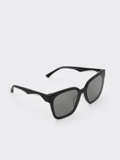 Freya Square Thick-Frame Sunglasses
