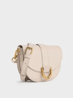 Gabine Leather Saddle Bag