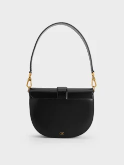Gabine Leather Saddle Bag
