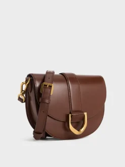 Gabine Leather Saddle Bag