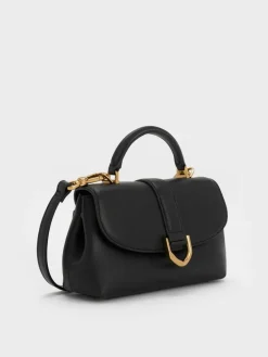 Gabine Leather Top Handle Bag