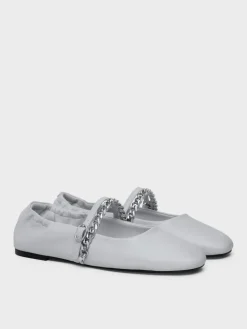 Georgie Chain Mary Jane Flats