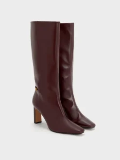 Georgina Leather Knee-High Boots