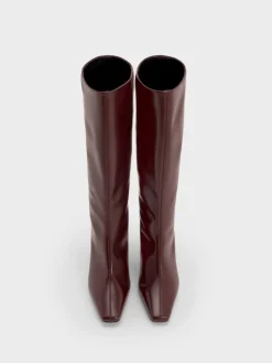 Georgina Leather Knee-High Boots