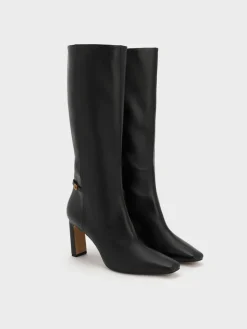 Georgina Leather Knee-High Boots